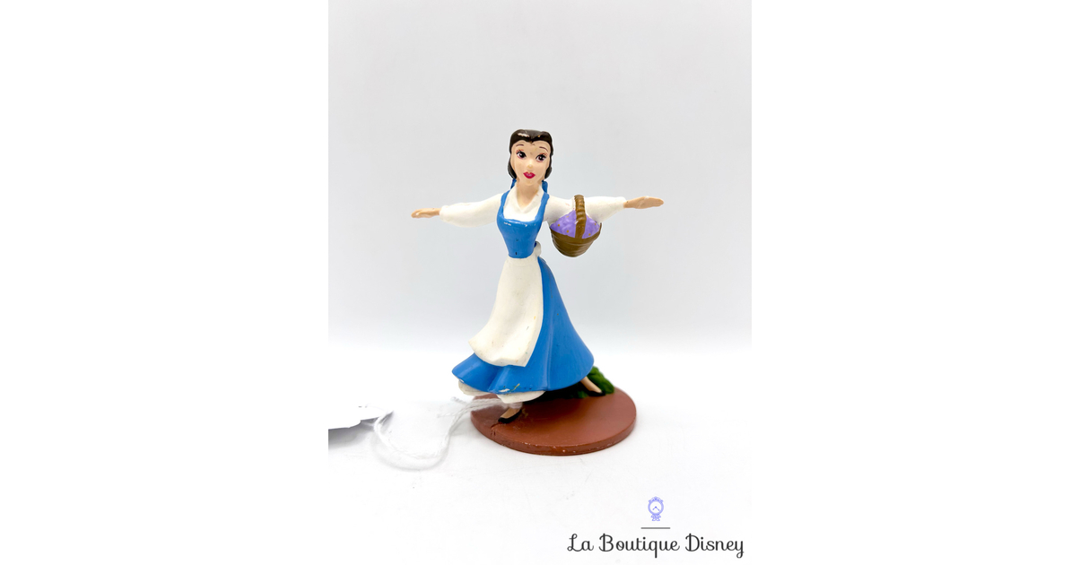 Figurine Belle Villageoise Disney Store Playset La belle et la b??te princesse robe bleue 9 cm 